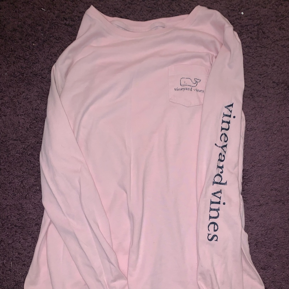 Pink Vineyard Vines Tee